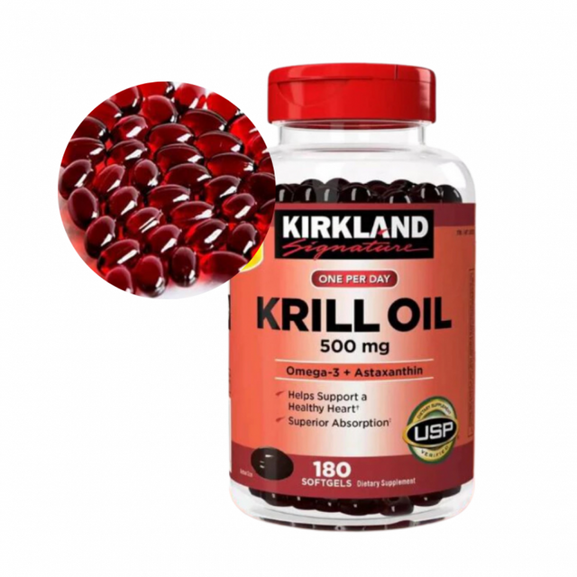 Dầu nhuyễn thể Kirkland Signature Krill Oil 500mg 1